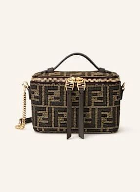 Fendi Saszetka Żakardowa Vanity braun