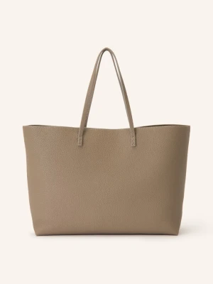 Fendi Shopperka Roll Medium Z Torebką Typu Pouch beige
