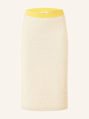 Fendi Spódnica Z Dzianiny beige