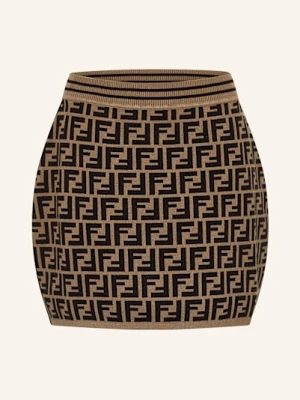 Fendi Spódnica Z Dzianiny braun