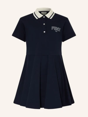 Fendi Sukienka Polo Z Pikowanym Wzorem blau
