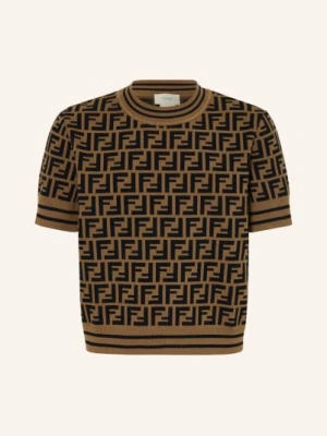 Fendi Sweter Z Dzianiny braun