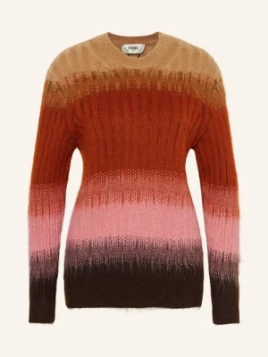Fendi Sweter Z Moheru braun