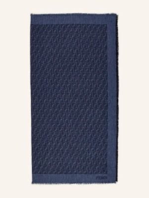 Fendi Szalik W Stylu Dżinsowym blau