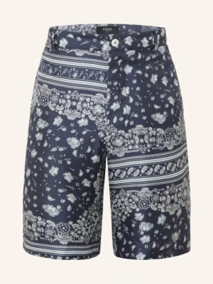 Fendi Szorty Jedwabne blau
