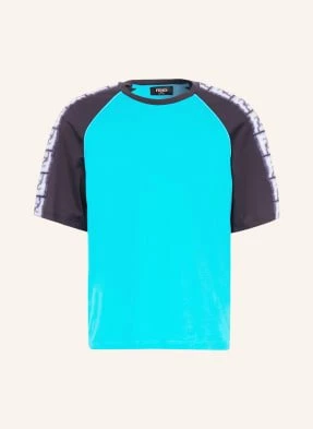 Fendi T-Shirt Z Lampasami blau