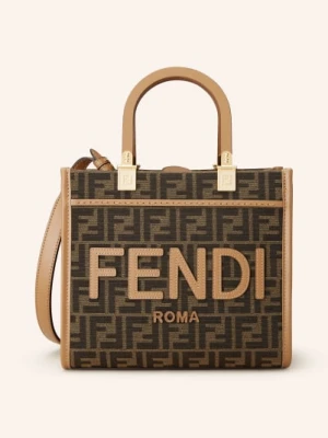 Fendi Torba Shopper Sunshine braun