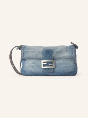 Fendi Torebka Baguette blau NIEBIESKI