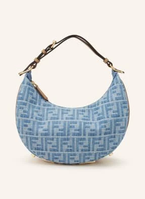 Fendi Torebka Hobo Fendigraphy blau