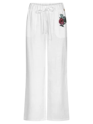 Féraud Spodnie w kolorze białym rozmiar: 46