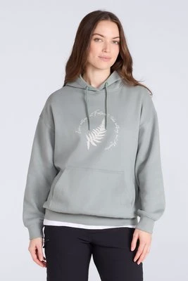 Fern bluza damska z kapturem o luźnym kroju - Green Mountain Warehouse