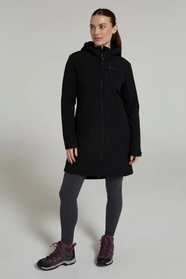 Fern damska kurtka softshell długa - Black Mountain Warehouse