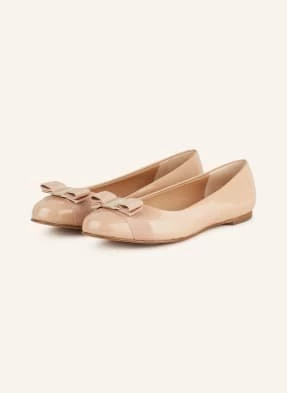 Ferragamo Baleriny Varina beige