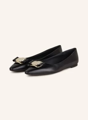 Ferragamo Baleriny Zea schwarz