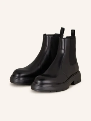 Ferragamo Botki Chelsea Dollie schwarz