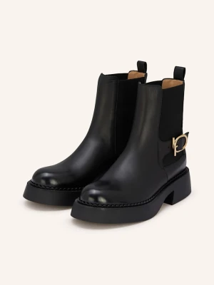 Ferragamo Botki Chelsea Tia schwarz CZARNY