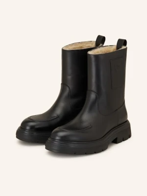 Ferragamo Botki Na Platformie schwarz