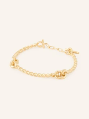 Ferragamo Bransoletka Gancini Torchon gold