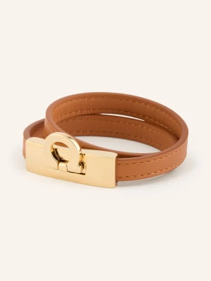 Ferragamo Bransoletka Hug braun brązowy