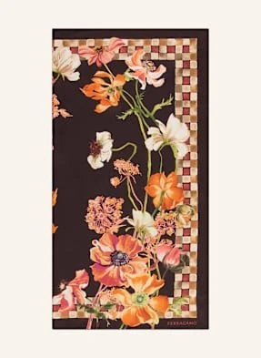 Ferragamo Chusta Jedwabna rot