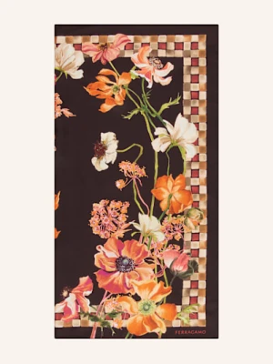 Ferragamo Chusta Jedwabna rot