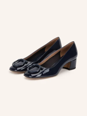 Ferragamo Czółenka Lakierowane Mara 40 blau GRANATOWY