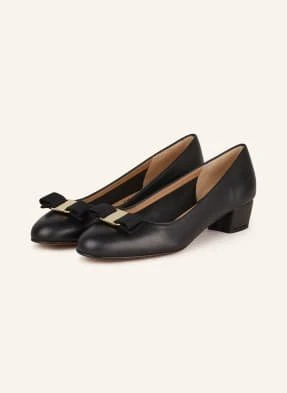 Ferragamo Czółenka Vara schwarz