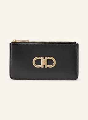Ferragamo Etui Na Karty Gancini schwarz