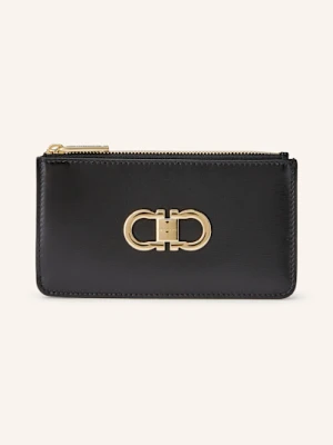 Ferragamo Etui Na Karty Gancini schwarz