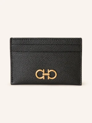 Ferragamo Etui Na Karty Gancini schwarz