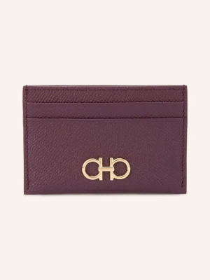 Ferragamo Etui Na Karty The Gancini lila purpurowy