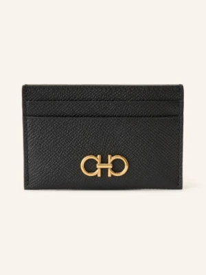 Ferragamo Etui Na Karty The Gancini schwarz