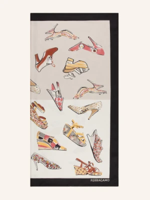 Ferragamo Jedwabna Chusta beige