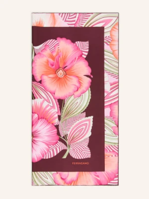 Ferragamo Jedwabna Chusta rot