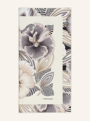 Ferragamo Jedwabna Chusta weiss