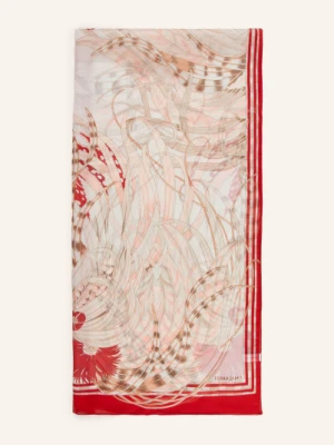 Ferragamo Jedwabny Szalik rot