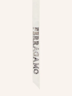 Ferragamo Jedwabny Szalik weiss