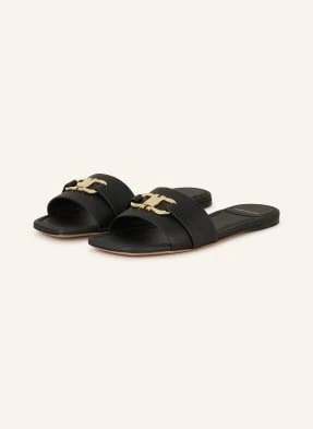 Ferragamo Klapki Leah schwarz