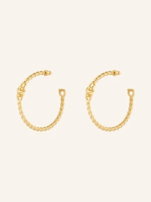 Ferragamo Kolczyki Koła Torchon gold