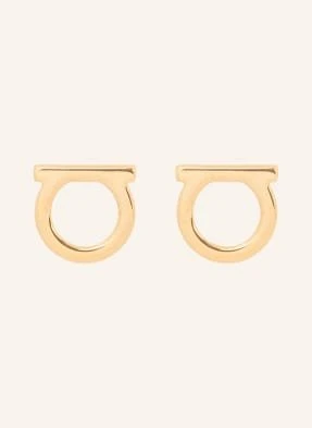 Ferragamo Kolczyki Na Sztyft Gancini gold