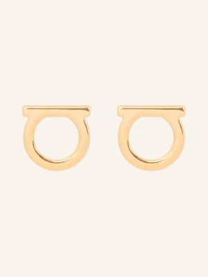 Ferragamo Kolczyki Na Sztyft Gancini gold