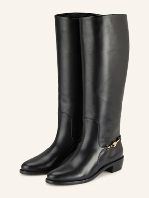 Ferragamo Kozaki Therma schwarz