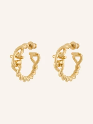 Ferragamo Kreolki Koła Gancini Torchon gold