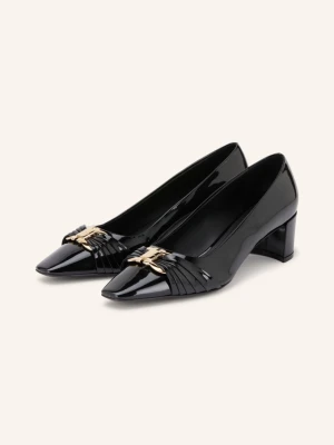 Ferragamo Lakierowane Czółenka Tillya schwarz CZARNY