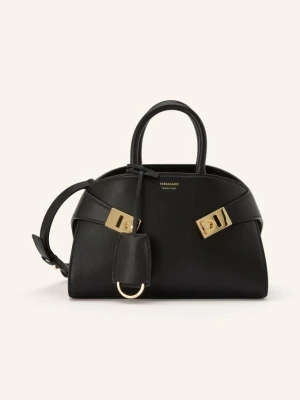 Ferragamo Listonoszka Hug Mini schwarz