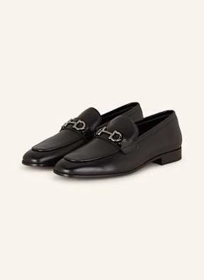 Ferragamo Loafersy Balty schwarz