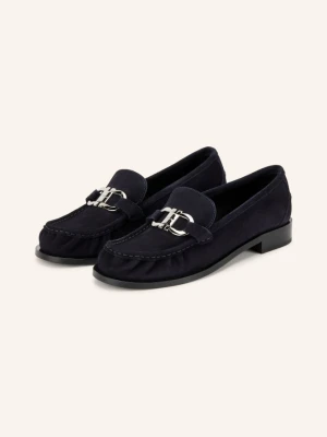 Ferragamo Loafersy blau GRANATOWY