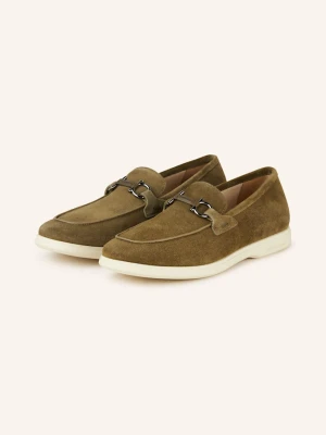 Ferragamo Loafersy Cosimo gruen OLIWKOWY