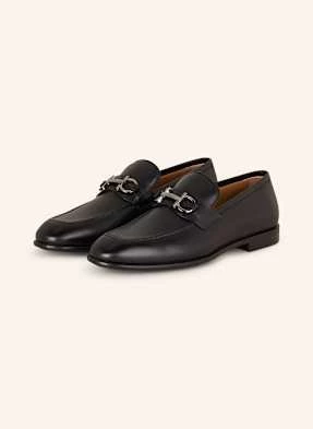 Ferragamo Loafersy Foster schwarz