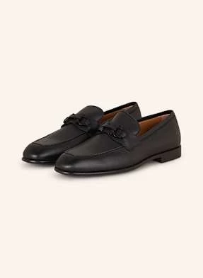 Ferragamo Loafersy Foster schwarz